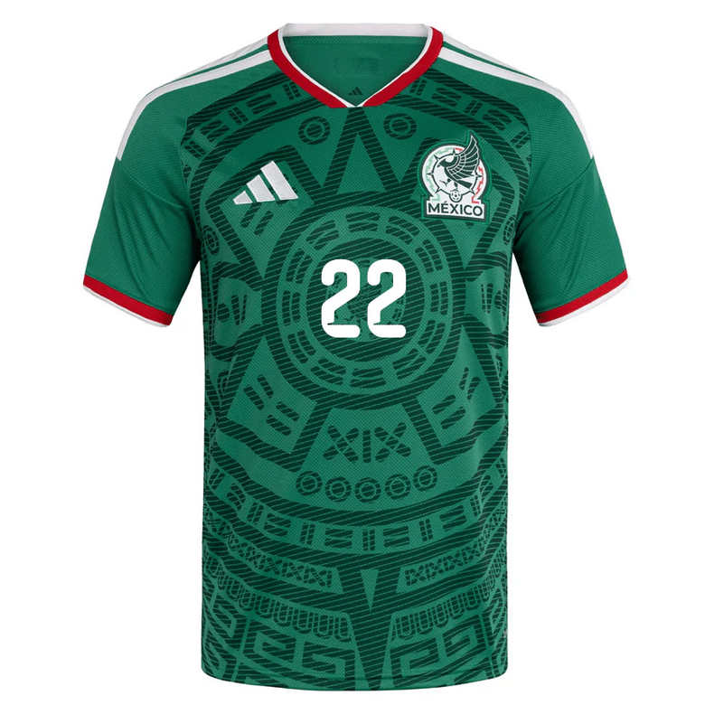 Mexiko Hemmatröja VM 2026 Herr – Hirving Lozano #22 Fotbollströja