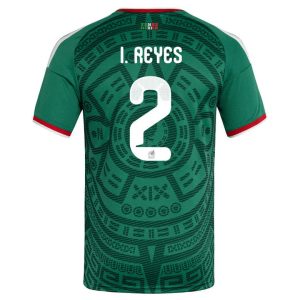 Mexiko Hemmatröja VM 2026 Herr – Israel Reyes #2 Fotbollströja