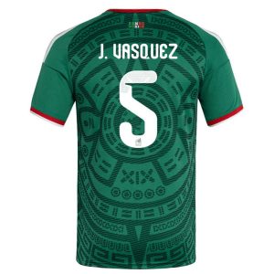 Mexiko Hemmatröja VM 2026 Herr – Johan Vásquez #5 Fotbollströja