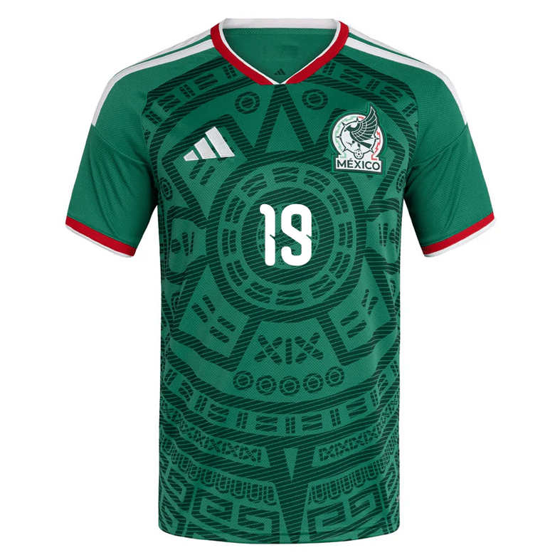 Mexiko Hemmatröja VM 2026 Herr – Jorge Sánchez #19 Fotbollströja