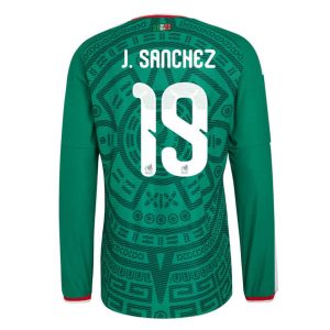 Mexiko Hemmatröja VM 2026 Jorge Sánchez #19 Herr Långärmad Fotbollströja