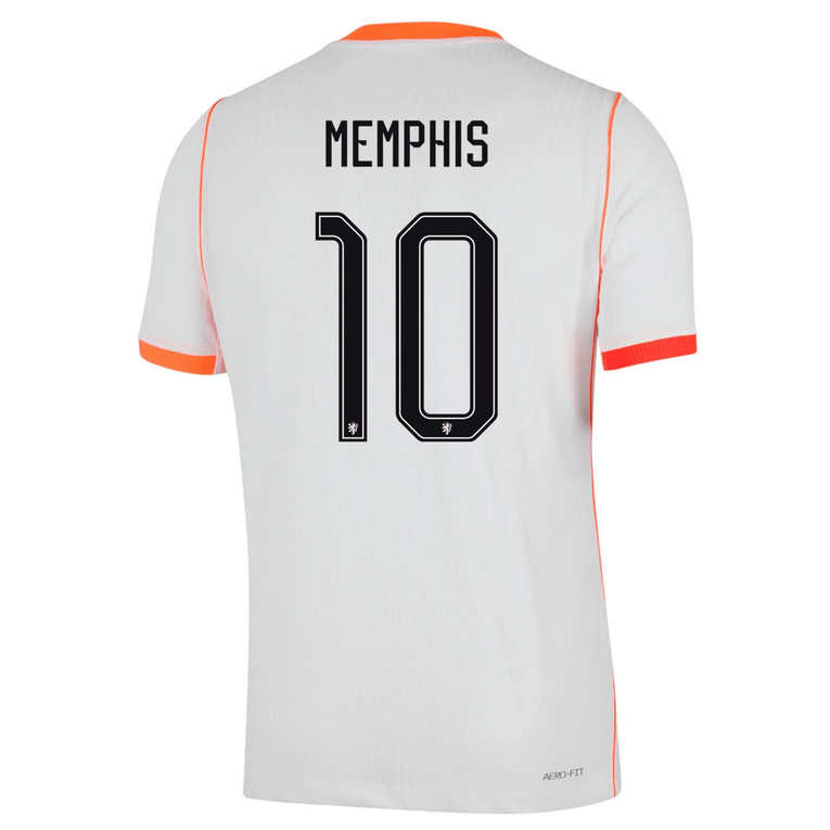 Nederländerna Bortatröja VM 2026 Herr – Memphis Depay #10 Landslagströja 1 Nederländerna Bortatröja VM 2026 Herr – Memphis Depay #10 Fotbollströja