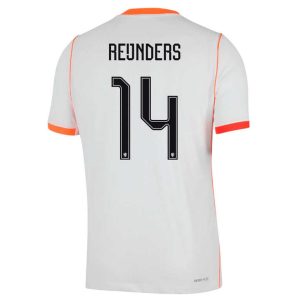 Nederländerna Bortatröja VM 2026 Herr – Tijjani Reijnders #14 Fotbollströja