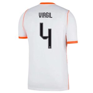 Nederländerna Bortatröja VM 2026 Herr – Virgil van Dijk #4 Fotbollströja
