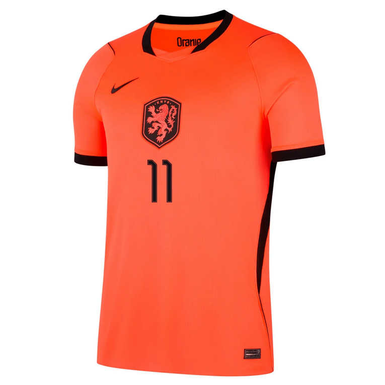 Nederländerna Hemmatröja VM 2026 Herr – Cody Gakpo #11 Landslagströja 2 Nederländerna Hemmatröja VM 2026 Herr – Cody Gakpo #11 Fotbollströja