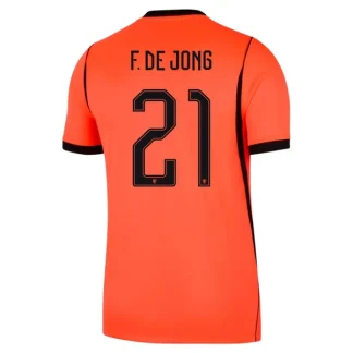 Nederländerna Hemmatröja VM 2026 Herr – Frenkie de Jong #21 Landslagströja