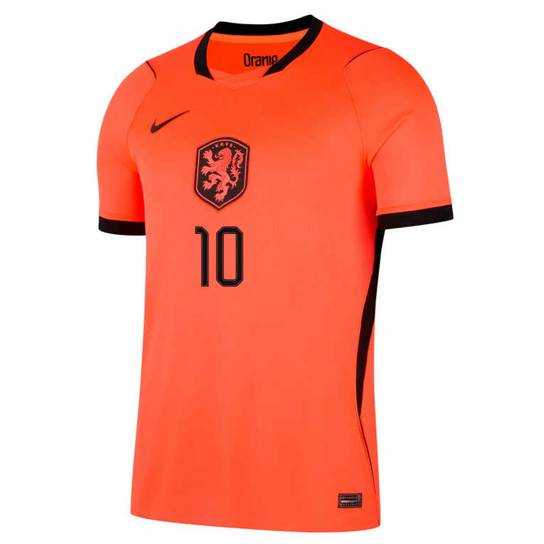 Nederländerna Hemmatröja VM 2026 Herr – Memphis Depay #10 Landslagströja 2 Nederländerna Hemmatröja VM 2026 Herr – Memphis Depay #10 Fotbollströja