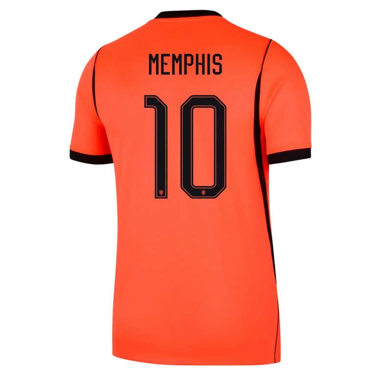 Nederländerna Hemmatröja VM 2026 Herr – Memphis Depay #10 Landslagströja 1 Nederländerna Hemmatröja VM 2026 Herr – Memphis Depay #10 Fotbollströja