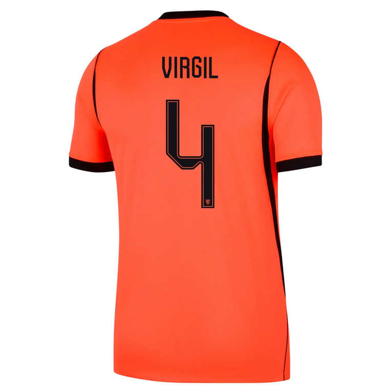 Nederländerna Hemmatröja VM 2026 Herr – Virgil van Dijk #4 Landslagströja 1 Nederländerna Hemmatröja VM 2026 Herr – Virgil van Dijk #4 Fotbollströja
