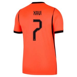 Nederländerna Hemmatröja VM 2026 Herr – Xavi Simons #7 Fotbollströja