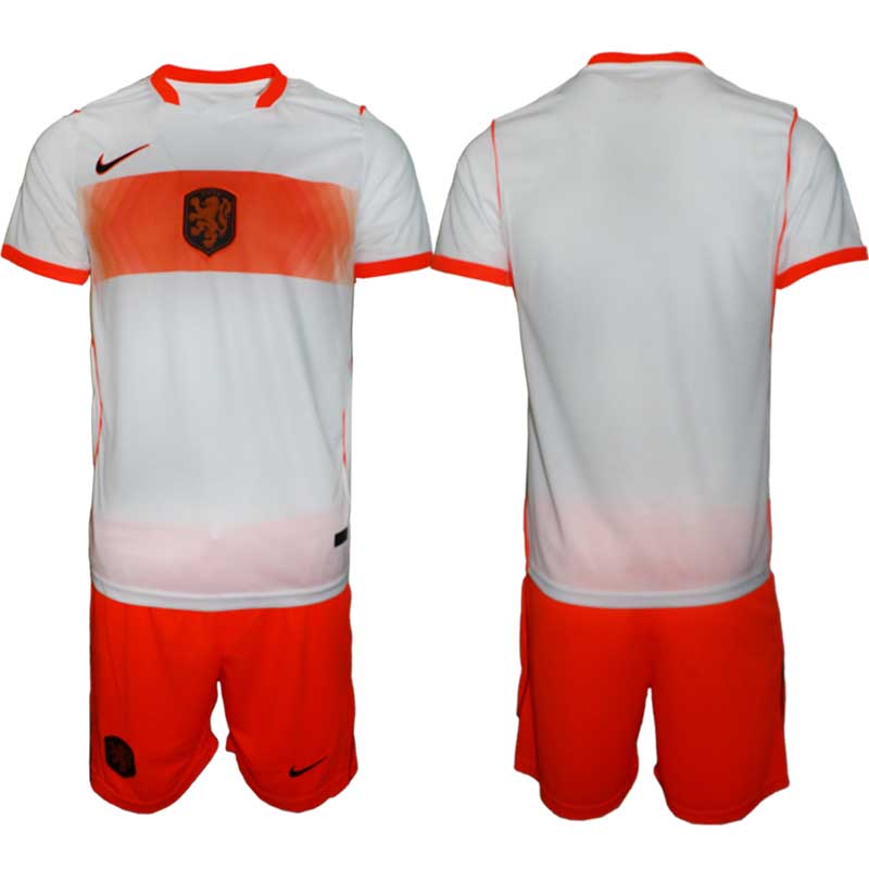 Nederländerna VM 2026 Bortatröja Herr – Fotbollströja och Shorts Set 1 Nederländerna VM 2026 Bortatröja Herr – Fotbollströja och Shorts Set