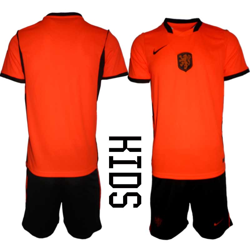 Nederländerna VM 2026 Hemmatröja Barn – Fotbollströja och Shorts Set
