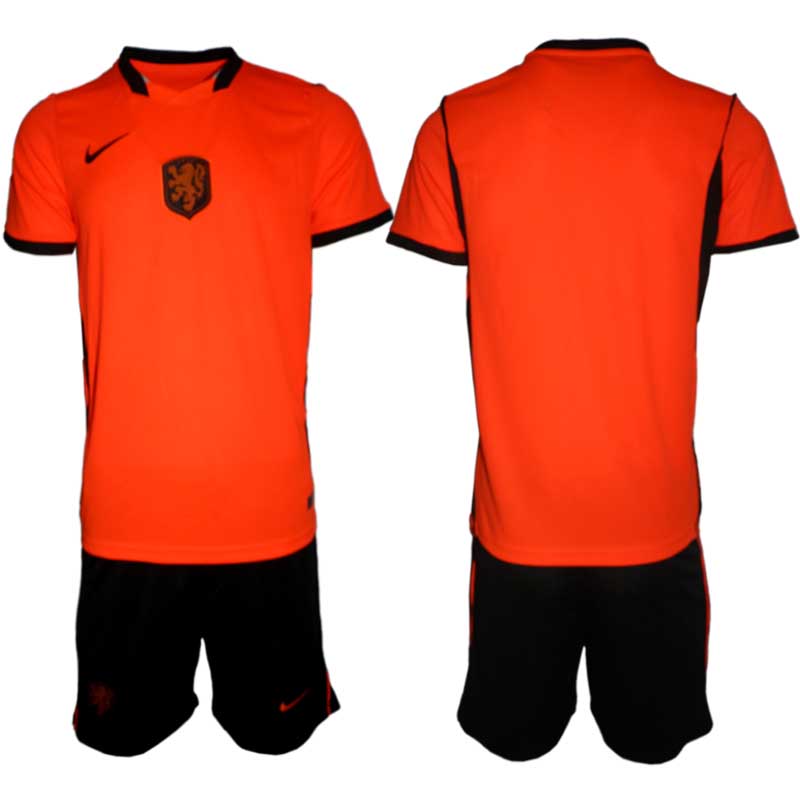 Nederländerna VM 2026 Hemmatröja Herr – Fotbollströja och Shorts Set