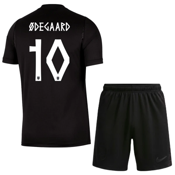 Norge Bortaställ VM 2026 Barn – Martin Ødegaard #10 Landslagströja Norge Bortaställ VM 2026 Barn – Martin Ødegaard #10 Landslagströja