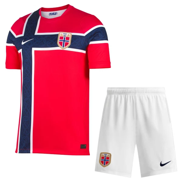 Norge Hemmaställ VM 2026 Barn – Fotbollströja & Shorts Norge Hemmaställ VM 2026 Barn – Fotbollströja & Shorts