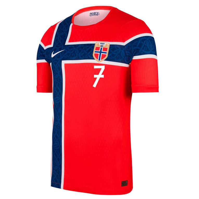 Norge Hemmatröja VM 2026 Herr – Alexander Sørloth #7 Fotbollströja 2 Norge Hemmatröja VM 2026 Herr – Alexander Sørloth #7 Fotbollströja