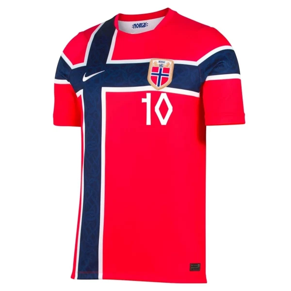 Norge Hemmatröja VM 2026 Herr – Martin Ødegaard #10 Landslagströja Norge Hemmatröja VM 2026 Herr – Martin Ødegaard #10 Landslagströja