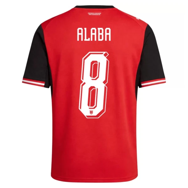 Österrike Hemmatröja VM 2026 Herr – David Alaba #8 Fotbollströja