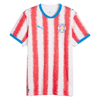Paraguay Hemmatröja VM 2026 Herr Kortärmad Fotbollströja