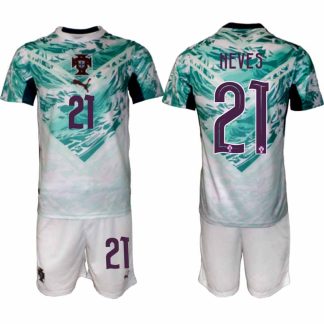 Portugal Bortaställ VM 2026 Herr – Rúben Neves #21 Fotbollsset Tröja & Shorts