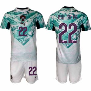 Portugal Bortaställ VM 2026 Herr – Rui Silva #22 Fotbollsset Tröja & Shorts