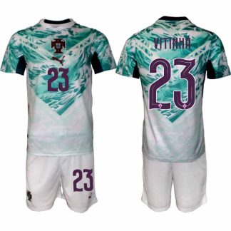 Portugal Bortaställ VM 2026 Herr – Vitinha #23 Fotbollsset Tröja & Shorts