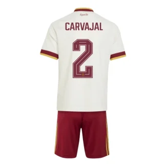 Spanien Bortaställ VM 2026 Barn – Dani Carvajal #2 Fotbollströja