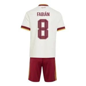 Spanien Bortaställ VM 2026 Barn – Fabián Ruiz #8 Fotbollströja