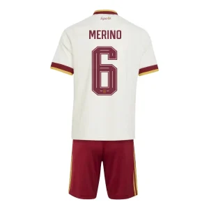 Spanien Bortaställ VM 2026 Barn – Mikel Merino #6 Fotbollströja