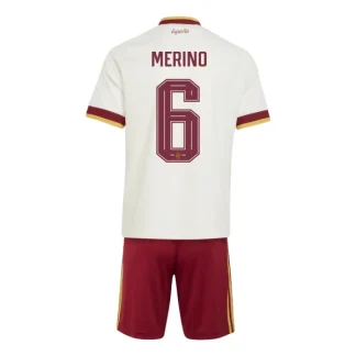 Spanien Bortaställ VM 2026 Barn – Mikel Merino #6 Fotbollströja