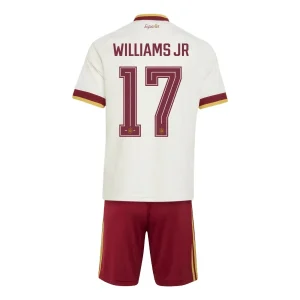 Spanien Bortaställ VM 2026 Barn – Nico Williams #17 Fotbollströja