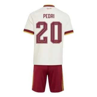 Spanien Bortaställ VM 2026 Barn – Pedri #20 Fotbollströja