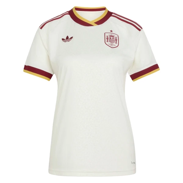Spanien Bortatröja VM 2026 Dam Kortärmad Fotbollströja Spanien Bortatröja VM 2026 Dam Kortärmad Fotbollströja