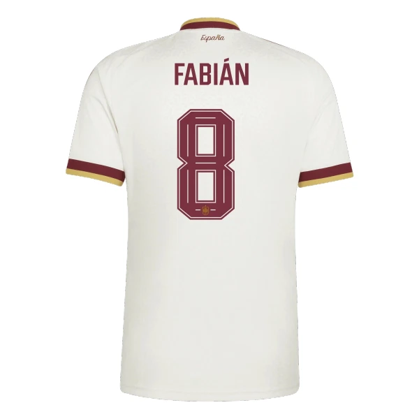 Spanien Bortatröja VM 2026 Herr – Fabián Ruiz #8 Fotbollströja
