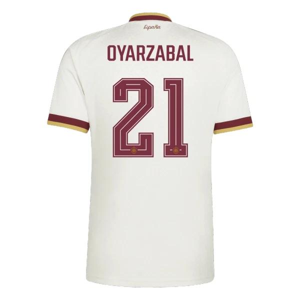Spanien Bortatröja VM 2026 Herr – Mikel Oyarzabal #21 Fotbollströja 1 Spanien Bortatröja VM 2026 Herr – Mikel Oyarzabal #21 Fotbollströja
