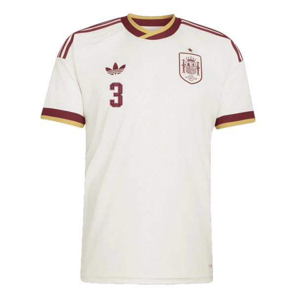 Spanien Bortatröja VM 2026 Herr – Robin Le Normand #3 Fotbollströja 2 Spanien Bortatröja VM 2026 Herr – Robin Le Normand #3 Fotbollströja