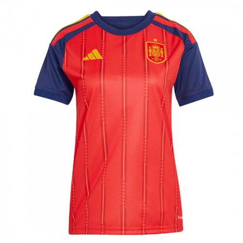 Spanien Hemmatröja VM 2026 Dam Kortärmad Fotbollströja 1 Spanien Hemmatröja VM 2026 Dam Kortärmad Fotbollströja