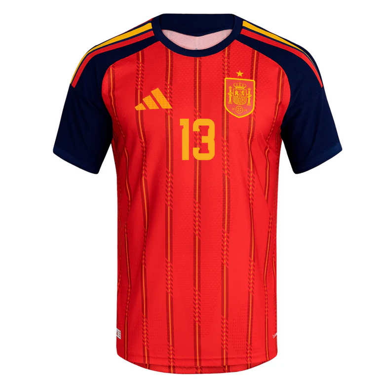 Spanien Hemmatröja VM 2026 Herr – David Raya #13 Fotbollströja