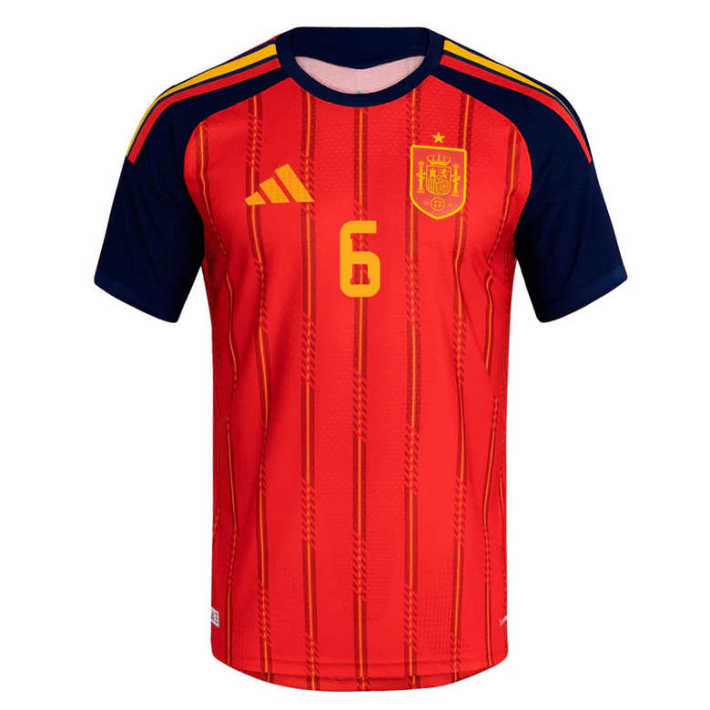 Spanien Hemmatröja VM 2026 Herr – Gavi #6 Fotbollströja