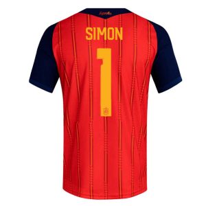 Spanien Hemmatröja VM 2026 Herr – Unai Simón #1 Fotbollströja