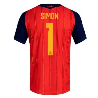 Spanien Hemmatröja VM 2026 Herr – Unai Simón #1 Fotbollströja
