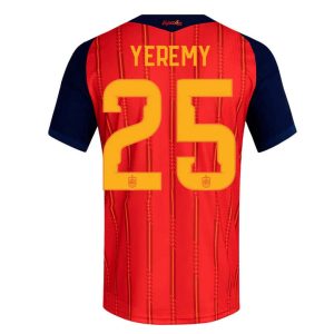 Spanien Hemmatröja VM 2026 Herr – Yeremy Pino #25 Fotbollströja