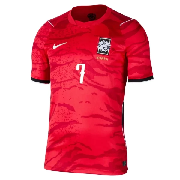 Sydkorea Hemmatröja VM 2026 Herr – Son Heung-min #7 Fotbollströja