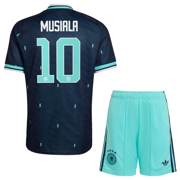 Tyskland Bortaställ VM 2026 Barn – Jamal Musiala #10 Fotbollströja Tyskland Bortaställ VM 2026 Barn – Jamal Musiala #10 Fotbollströja