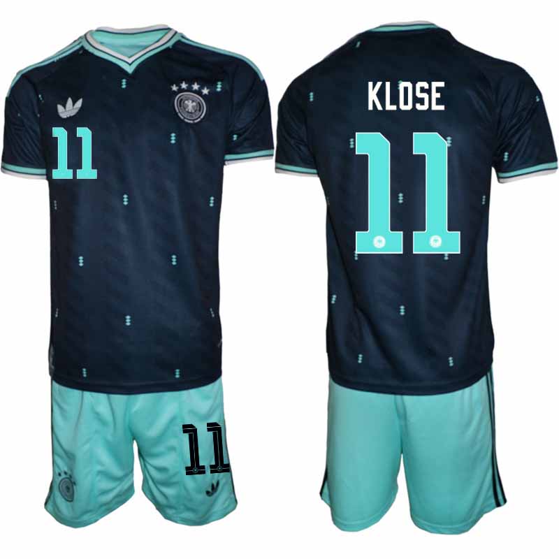 Tyskland Bortaställ VM 2026 Herr – Miroslav Klose #11 Fotbollsset Tröja & Shorts 1 Tyskland Bortaställ VM 2026 Herr – Miroslav Klose #11 Fotbollsset Tröja & Shorts