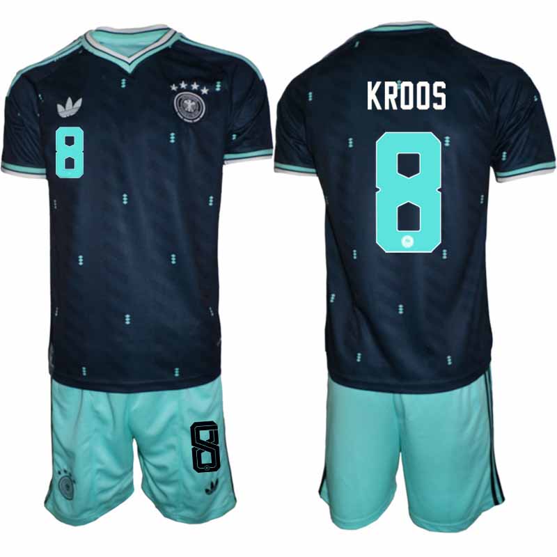 Tyskland Bortaställ VM 2026 Herr – Toni Kroos #8 Fotbollsset Tröja & Shorts