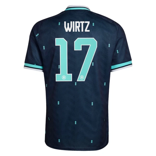 Tyskland Bortatröja VM 2026 Herr – Florian Wirtz #17 Fotbollströja Tyskland Bortatröja VM 2026 Herr – Florian Wirtz #17 Fotbollströja