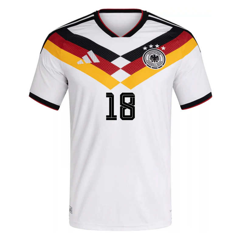 Tyskland Hemmatröja VM 2026 Herr – Benjamin Henrichs #18 Fotbollströja 2 Tyskland Hemmatröja VM 2026 Herr – Benjamin Henrichs #18 Fotbollströja