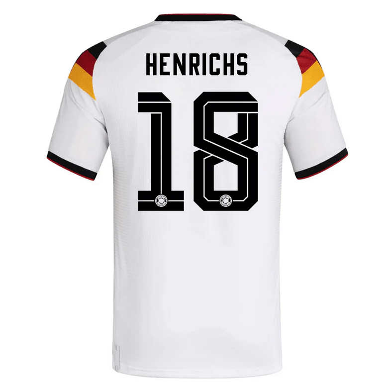 Tyskland Hemmatröja VM 2026 Herr – Benjamin Henrichs #18 Fotbollströja 1 Tyskland Hemmatröja VM 2026 Herr – Benjamin Henrichs #18 Fotbollströja