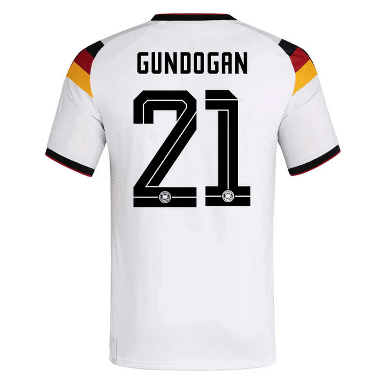 Tyskland Hemmatröja VM 2026 Herr – Ilkay Gündogan #21 Fotbollströja